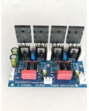 Stereo 2X150W Pure Post-Class A/B HIFI Amplifier Board 5200/1943 High-Power Amplifier Board Stereo 2X150W Pure Post-Class A/B HIFI Amplifier Board 5200/1943 High-Power Amplifier Board