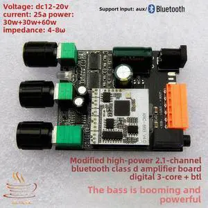 High Power Digital Amplifier Board 3118DIY Amplifier Board 30W60W2.1 Channel Bluetooth Multimedia Subwoofer High Power Digital Amplifier Board 3118DIY Amplifier Board 30W60W2.1 Channel Bluetooth Multimedia Subwoofer