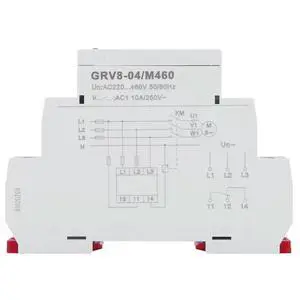 3X GRV8-04 M460 3-Phase Voltage Monitoring Relay Phase Sequence Phase Failure Protection Voltage Control Relay 3X GRV8-04 M460 3-Phase Voltage Monitoring Relay Phase Sequence Phase Failure Protection Voltage Control Relay