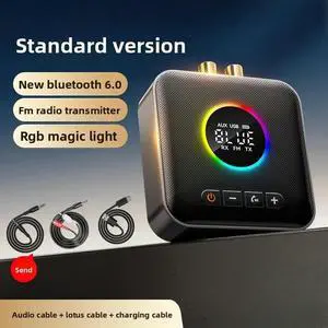 6.0 Bluetooth Receiver Audio Amplifier Dedicated FM Transmitter Audio Adapter Computer Lossless U Disk Module 6.0 Bluetooth Receiver Audio Amplifier Dedicated FM Transmitter Audio Adapter Computer Lossless U Disk Module