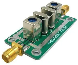Quartz crystal filter bandpass narrowband filter 10.7MHz ± 7KHz 10.7M Quartz crystal filter bandpass narrowband filter 10.7MHz ± 7KHz 10.7M