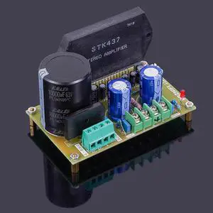 Classic Single-Ended OTL Circuit STK Beautiful Sound Thick Film STK437 Amplifier Board DIY Finished Board Bold Sweet Sound Classic Single-Ended OTL Circuit STK Beautiful Sound Thick Film STK437 Amplifier Board DIY Finished Board Bold Sweet Sound