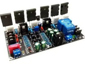 Mono 300W Amplifier Board 1943+5200 Post-stage Amplifier Board with Speaker Protection Mono 300W Amplifier Board 1943+5200 Post-stage Amplifier Board with Speaker Protection