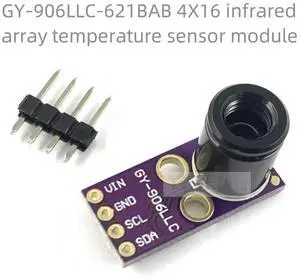1Pcs GY-906 MLX90621 GY-906LLC-621BAB 16x4 Infrared array Temperature Sensor Module 16*4 IR Array IIC I2C for 1Pcs GY-906 MLX90621 GY-906LLC-621BAB 16x4 Infrared array Temperature Sensor Module 16*4 IR Array IIC I2C for