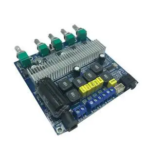 Bluetooth amplifier board 5.0 fever TPA3116 high-power 2.1 overweight subwoofer 12-24V finished Bluetooth amplifier board 5.0 fever TPA3116 high-power 2.1 overweight subwoofer 12-24V finished
