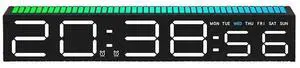 Rhythm light clock desktop ornament, creative LED digital display, large screen numbers are clearly visible Rhythm light clock desktop ornament, creative LED digital display, large screen numbers are clearly visible