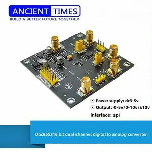 DAC8552 module 16-bit dual-channel digital-to-analog converter 0-5V 0-10V plus or minus 10V high-precision DAC DAC8552 module 16-bit dual-channel digital-to-analog converter 0-5V 0-10V plus or minus 10V high-precision DAC