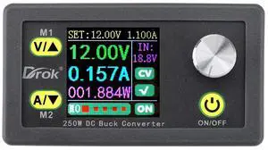 LCD display buck converter DC 0-50V 5A buck module 250W digital control power module LCD display buck converter DC 0-50V 5A buck module 250W digital control power module
