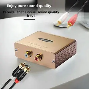 Professional Audiophile RCA Audio Common Ground Isolator Audio Current Sound Filter Amplifier Noise Reduction Filter Stereo Professional Audiophile RCA Audio Common Ground Isolator Audio Current Sound Filter Amplifier Noise Reduction Filter Stereo