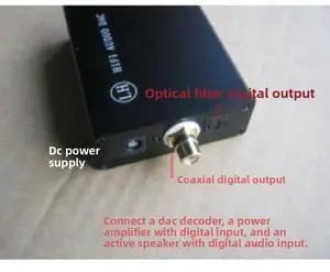 Hi-Fi Lossless Bluetooth 5.4 Digital Receiver LDAC, APTX HD, Optical Coaxial Output to Decoder Hi-Fi Lossless Bluetooth 5.4 Digital Receiver LDAC, APTX HD, Optical Coaxial Output to Decoder