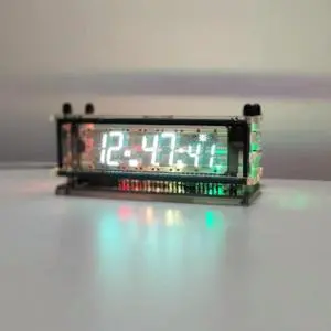 Colorful VFD Clock RGB Display Screen Creativity Colorful VFD Clock RGB Display Screen Creativity