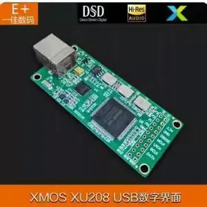 XMOS XU208 USB Digital Interface Module USB to I2S/IIS Asynchronous Subcard DSD256/PCM384 XMOS XU208 USB Digital Interface Module USB to I2S/IIS Asynchronous Subcard DSD256/PCM384