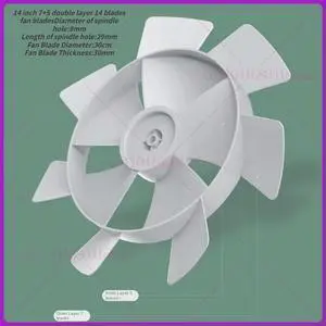 1pcs for Mijia BPLDS05DM DC Inverter Circulating Floor Fan Blade Accessory 1pcs for Mijia BPLDS05DM DC Inverter Circulating Floor Fan Blade Accessory