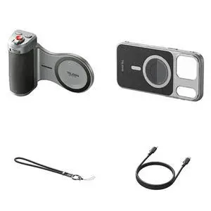 TELESIN Camera Adapter For 17 Pro Max For Enhanced Photography Bluetooth Selfie Grip Vlog Handle TELESIN Camera Adapter For 17 Pro Max For Enhanced Photography Bluetooth Selfie Grip Vlog Handle