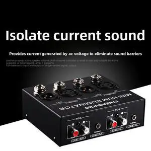 Professional Audio Signal Headphone Speaker Cancellation Current Sound Buzzing Noise Eliminator Professional Audio Signal Headphone Speaker Cancellation Current Sound Buzzing Noise Eliminator