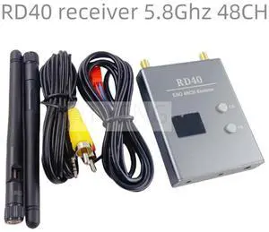 1Pcs RD40 Receiver Dual-channel 5.8Ghz scanning 48-channel telephoto receiver/dual-antenna FR632 upgrade 1Pcs RD40 Receiver Dual-channel 5.8Ghz scanning 48-channel telephoto receiver/dual-antenna FR632 upgrade