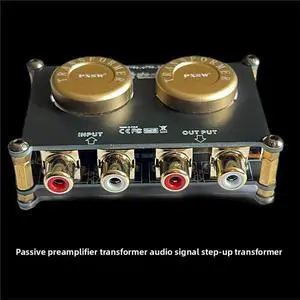AV103 Audio Isolator Boost Amplifier Audio Improvement Tone Enhancement Passive Preamplifier Gain Amplifier AV103 Audio Isolator Boost Amplifier Audio Improvement Tone Enhancement Passive Preamplifier Gain Amplifier