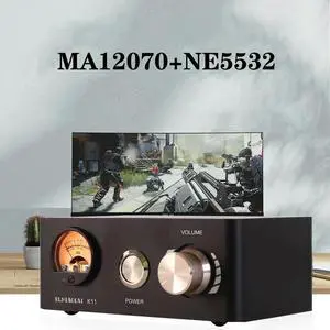 Nvarcher MA12070 HiFi Amplifier Class D 80W×2 Stereo Home High Power Audio With VU Meter Supply Nvarcher MA12070 HiFi Amplifier Class D 80W×2 Stereo Home High Power Audio With VU Meter Supply