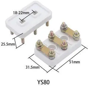 3pcs YS80 for Wiring Board Rac Three-phase Motor Terminal Block 3pcs YS80 for Wiring Board Rac Three-phase Motor Terminal Block