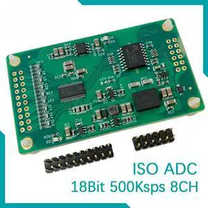 ADS8698 18Bit 500Ksps 8-Channel Isolated SAR ADC Module ADS8698 18Bit 500Ksps 8-Channel Isolated SAR ADC Module