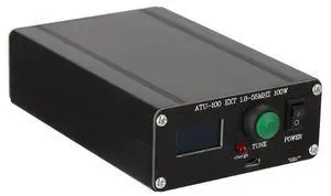 ATU-100 1.8-55Mhz Mini Automatic Antenna Tuner 0.96inch with Case Finished Charging Version ATU-100 1.8-55Mhz Mini Automatic Antenna Tuner 0.96inch with Case Finished Charging Version