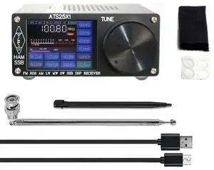 ATS25X1 Upgraded Version 2.4inch Touchscreen Full Band Radio Receiver FM LW MW SSB ATS25X1 Upgraded Version 2.4inch Touchscreen Full Band Radio Receiver FM LW MW SSB