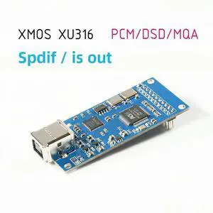 XMOS XU316 USB Digital Interface Supports MQA Full Expansion DSD512 PCM768 XMOS XU316 USB Digital Interface Supports MQA Full Expansion DSD512 PCM768