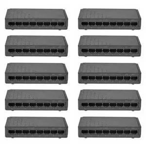 10X 8 Ports 6+2 POE Switch Injector Power Over RJ45 Ethernet Family Network System 10/100M Without Power Adapter 10X 8 Ports 6+2 POE Switch Injector Power Over RJ45 Ethernet Family Network System 10/100M Without Power Adapter