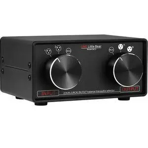 3 In 3 Out XLR Balanced to RCA Stereo Converter Splitter MC3 Audio Switcher 3 In 3 Out XLR Balanced to RCA Stereo Converter Splitter MC3 Audio Switcher