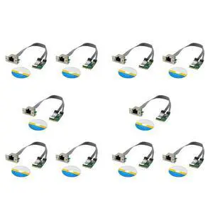10X M.2 A+E KEY 2.5G Ethernet LAN Card RTL8125B Industrial Control Network Card PCI Express Network Adapter 10X M.2 A+E KEY 2.5G Ethernet LAN Card RTL8125B Industrial Control Network Card PCI Express Network Adapter