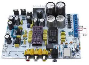 Tda1541 dac decoder board including tda1387 ic and qn7220p ic coaxial optical fiber usb port Tda1541 dac decoder board including tda1387 ic and qn7220p ic coaxial optical fiber usb port