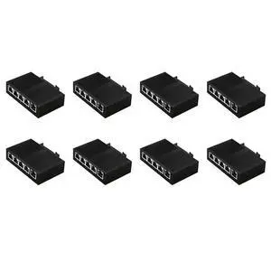 8X 5 Port 100Mbps Network Switch Ethernet Industrial Grade Switch Unmanaged Rail Type Industrial Network Splitter 8X 5 Port 100Mbps Network Switch Ethernet Industrial Grade Switch Unmanaged Rail Type Industrial Network Splitter