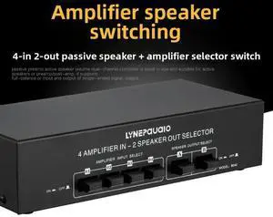 4 In 2 Out Passive Amplifier Speaker Selection Switcher Speaker Switch Distributor Comparator Sound Lossless 4 In 2 Out Passive Amplifier Speaker Selection Switcher Speaker Switch Distributor Comparator Sound Lossless