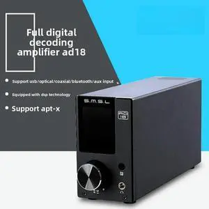 In Stock SMSL Shuangmu Sanlin AD18 Full Digital Decoder Amplifier 80W Optical USB Coaxial Bluetooth In Stock SMSL Shuangmu Sanlin AD18 Full Digital Decoder Amplifier 80W Optical USB Coaxial Bluetooth
