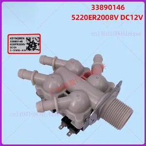 Water inlet four-valve solenoid valve 5220FR2008V for drum washing machines DC12V Water inlet four-valve solenoid valve 5220FR2008V for drum washing machines DC12V