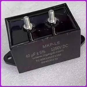5pcs Chuangge MKP-LS 40UF 1250V DC high current high-frequency welding capacitor 5pcs Chuangge MKP-LS 40UF 1250V DC high current high-frequency welding capacitor