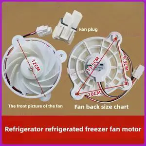 Fan Motor DA31-00287B 00334C-00305A 1870RPM 0.21A DC12V Cooling Fan For Refrigerator Spare Parts Replacement Fan Motor DA31-00287B 00334C-00305A 1870RPM 0.21A DC12V Cooling Fan For Refrigerator Spare Parts Replacement