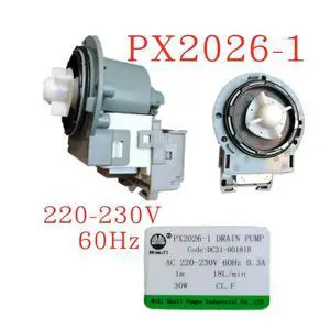 DC31-00181B for washing machine drain pump motor PX2026-1 60HZ DC31-00181B for washing machine drain pump motor PX2026-1 60HZ