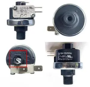 16A 250V 1Bar 1/4" Interface Coffee Machine Steam Boiler Pressure Temperature Control Knob Air Pressure Switch For Expobar E61 16A 250V 1Bar 1/4" Interface Coffee Machine Steam Boiler Pressure Temperature Control Knob Air Pressure Switch For Expobar E61