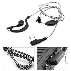 2PIN Earpiece Headset Mic for Radio Security Walkie Talkie Ear Hook Earbud Interphone for UV5R 2PIN Earpiece Headset Mic for Radio Security Walkie Talkie Ear Hook Earbud Interphone for UV5R