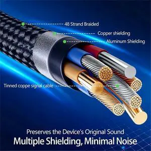 USB Audio Interface for Computer, USB to 3.5mm Audio Adapter, External Sound Card with Headphone USB Audio Interface for Computer, USB to 3.5mm Audio Adapter, External Sound Card with Headphone