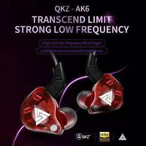 QKZ AK6 Sports Earphones 3.5mm In-Ear Monitor Dual-Magnet Driver with Microphone Headset Music Earbuds Headset White QKZ AK6 Sports Earphones 3.5mm In-Ear Monitor Dual-Magnet Driver with Microphone Headset Music Earbuds Headset White
