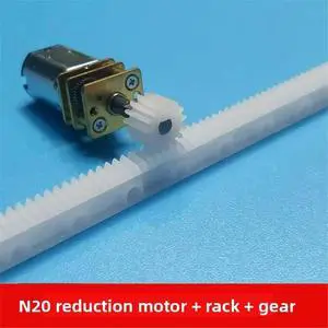 N20 Geared Motor Micro, Motor 0.5 Modular Rack Guide 12-Tooth 15-Tooth 3MMD Hole Gear Set N20 Geared Motor Micro, Motor 0.5 Modular Rack Guide 12-Tooth 15-Tooth 3MMD Hole Gear Set