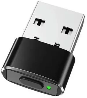 Mini Mouse Jiggler USB Mouse Mover Supports Multi-Track Virtual Mouse Movement To Prevent Entering Sleep, Plug-And-Play Mini Mouse Jiggler USB Mouse Mover Supports Multi-Track Virtual Mouse Movement To Prevent Entering Sleep, Plug-And-Play