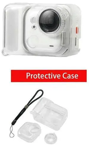 Camera Case for GO Ultra,Shockproof Anti-Slip Silicone Protective Cover with Lens Cap,Action Camera Accessories Camera Case for GO Ultra,Shockproof Anti-Slip Silicone Protective Cover with Lens Cap,Action Camera Accessories