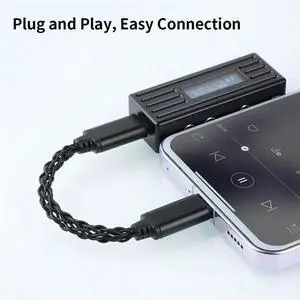 USB C Amp Type-C to Type-C Upgrade Cable Adapter Audio Adapter Cable Plug and Play USB C Amp Type-C to Type-C Upgrade Cable Adapter Audio Adapter Cable Plug and Play