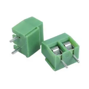 50 Pieces 2 Pin 5 mm Pinch PCB Mount Terminal Block Connector 300V 10A (Green) 50 Pieces 2 Pin 5 mm Pinch PCB Mount Terminal Block Connector 300V 10A (Green)