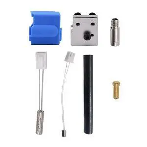 3D Printer Parts for X1 & Genius 0.4mm Nozzle NTC100K Thermistor Heat Tube Heated Block 3D Printer Parts for X1 & Genius 0.4mm Nozzle NTC100K Thermistor Heat Tube Heated Block