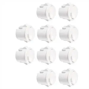 10 Pcs Buttons 30Mm Responsive Buttons for Gaming Enthusiasts White 10 Pcs Buttons 30Mm Responsive Buttons for Gaming Enthusiasts White