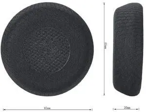 For Jabra Evolve 75 Series Replacement Ear Cushion Covers In Protein Leather Sponge Design For Jabra Evolve 75 Series Replacement Ear Cushion Covers In Protein Leather Sponge Design